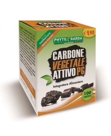 carbone vegetale attivo PG 100 compresse 