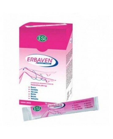 ESI erbaven 16 pocket drink 320 ml. integratore per il microcircolo 