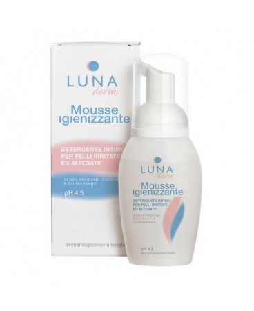 lunaderm mousse igienizzante 150 ml. 