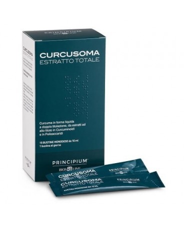 BIOS LINE CURCUSOMA estratto totale INTEGRATORE DI CURCUMA IN FORMA LIQUIDA 30 bustine 