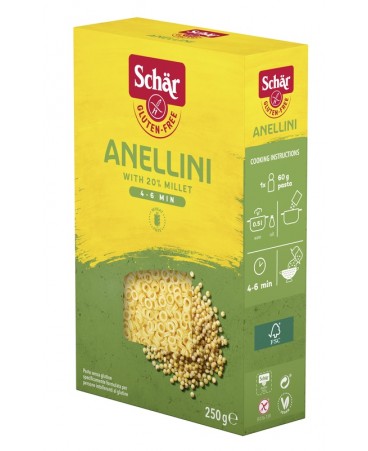 SCHAR-PASTA ANELLINI 250GR