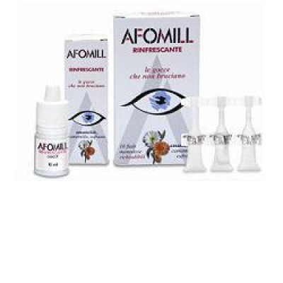 afomill rinfrescante gocce oculari per occhi stanchi e affaticati 10 ml. 