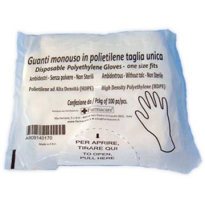 GUANTO MON PVC TG/UN 100P FARMAC GUANTO MON PVC TG/UN 100P FARMAC