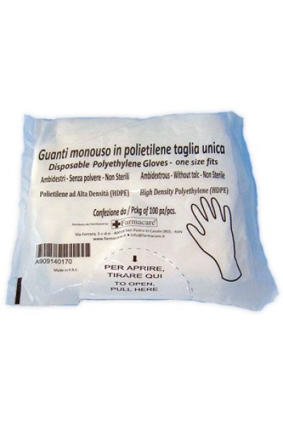 GUANTO MON PVC TG/UN 100P FARMAC GUANTO MON PVC TG/UN 100P FARMAC