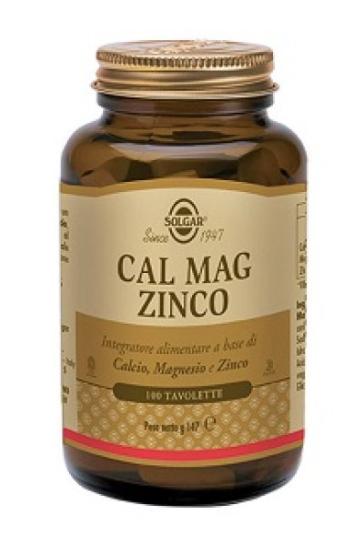 CAL MAG ZINCO 100TAV SOLGAR CAL MAG ZINCO 100TAV SOLGAR