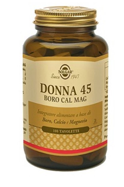 DONNA 45 BO/CA/MG 100TAV SOLGAR DONNA 45 BO/CA/MG 100TAV SOLGAR