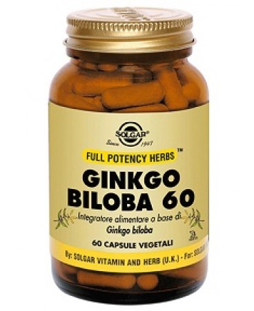 GINKGO BILOBA  60VEGICPS SOLGAR