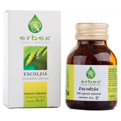 ESCOLZIA 100CPS 380MG ERBEX ESCOLZIA 100CPS 380MG ERBEX