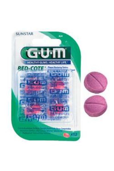 GUM RED-COTE RIV PLACCA 12PAST GUM RED-COTE RIV PLACCA 12PAST