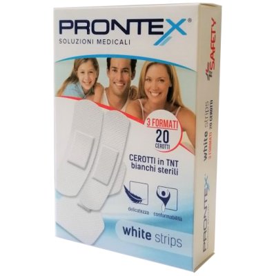 PRONTEX CER WHITE STRIPS 20PZ PRONTEX CER WHITE STRIPS 20PZ