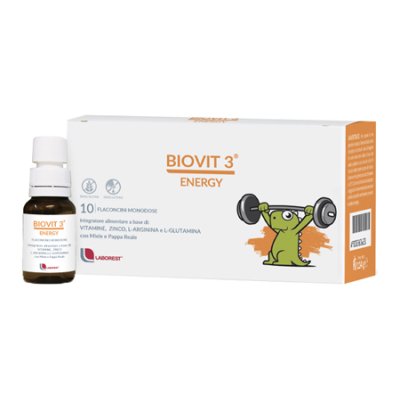 biovit3 energy integratore età pediatrica per contrastare la stanchezza fisica e mentale 10 flaconcini da 10 ml. biovit3 energy integratore età pediatrica per contrastare la stanchezza fisica e mentale 10 flaconcini da 10 ml.