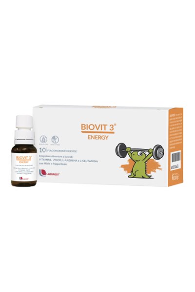 biovit3 energy integratore età pediatrica per contrastare la stanchezza fisica e mentale 10 flaconcini da 10 ml. biovit3 energy integratore età pediatrica per contrastare la stanchezza fisica e mentale 10 flaconcini da 10 ml.