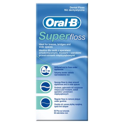 ORALB SUPERFLOSS 50FILI ORALB SUPERFLOSS 50FILI