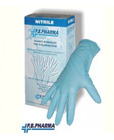 GUANTO NITRILE M 100PZ PBPHARMA