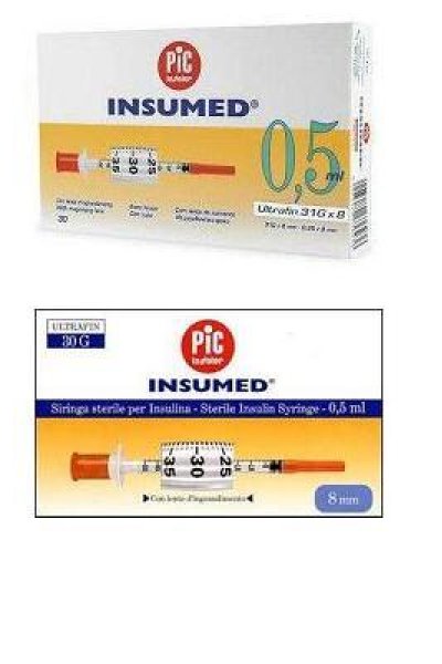 SIR PIC INS 0,5ML 30P G29X12,7M SIR PIC INS 0,5ML 30P G29X12,7M