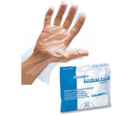 GUANTI MONOU POLIETEN 100PZ RICC