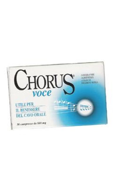 CHORUS VOCE 30CPR 880MG CHORUS VOCE 30CPR 880MG