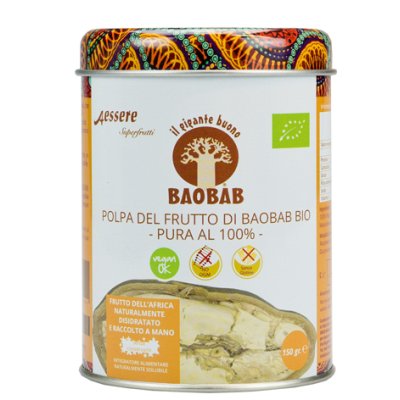 BAOBAB AESSERE POLPA BIO 150G BAOBAB AESSERE POLPA BIO 150G