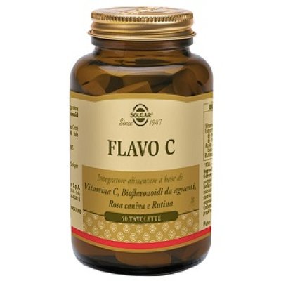 SOLGAR flavo C 500 integratore di vitamina C 50 tavolette 
