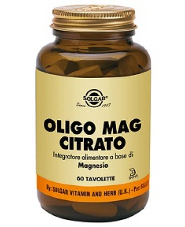 OLIGO MAG CITRATO 60TAV SOLGAR