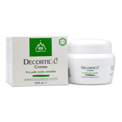 DECORTIL-C  crema ad azione lenitiva e idratante per pelli sensibili 250 ml.