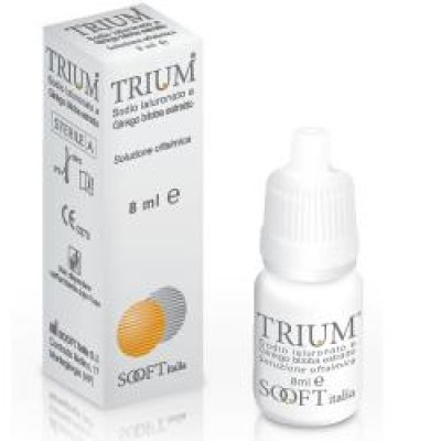 TRIUM gocce oculari sostituto lacrimale 8 ml. TRIUM gocce oculari sostituto lacrimale 8 ml.