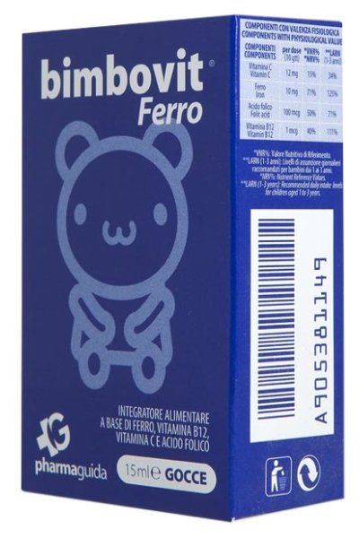 BIMBOVIT FERRO GTT 15ML BIMBOVIT FERRO GTT 15ML