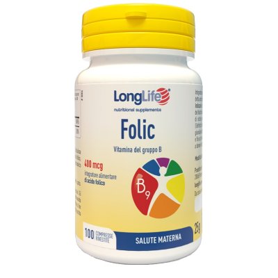 LONGLIFE FOLIC 400MCG 100CPR LONGLIFE FOLIC 400MCG 100CPR