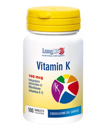 LONGLIFE VITAMIN K 100CP 100MCG