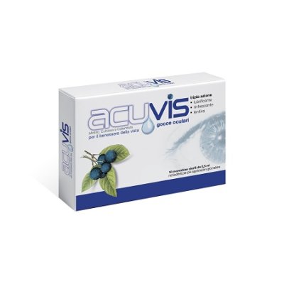 PLANTA MEDICA acuvis gocce oculari per dare sollievo agli occhi arrossati e affaticati 10 flaconcini da 0,5 ml. 