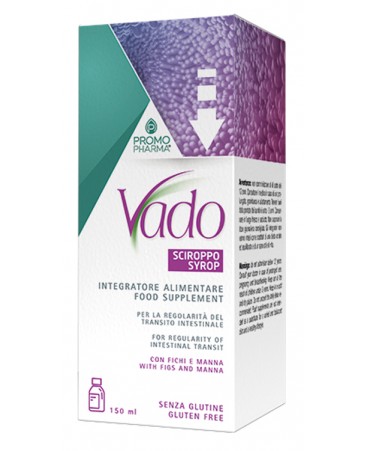 VADO sciroppo integratore a base di erbe in grado di favorire le normali funzioni fisiologiche del transito intestinale 150 ml. 