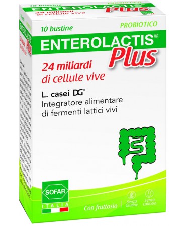 ENTEROLACTIS-PLUS POLV 10 BUST