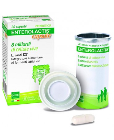 ENTEROLACTIS integratore di fermenti lattici 20 capsule 