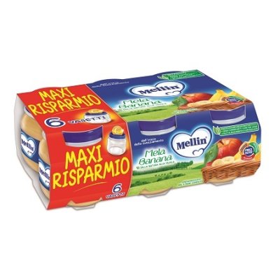 MELLIN OMOG MELA/BAN 6X100G MELLIN OMOG MELA/BAN 6X100G