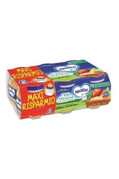 MELLIN OMOG MELA/BAN 6X100G MELLIN OMOG MELA/BAN 6X100G