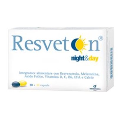 resveton night&day integratore per la donna 60 capsule resveton night&day integratore per la donna 60 capsule
