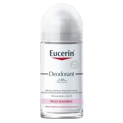 EUCERIN DEO ROLL ON P/SENS ROSSA