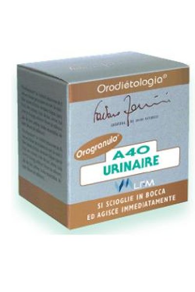 A40 URINAIRE OROGRANULI A40 URINAIRE OROGRANULI