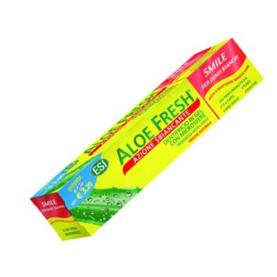 ESI aloe fresh smile dentifricio ad azione sbiancante e schiarente 100 ml. 