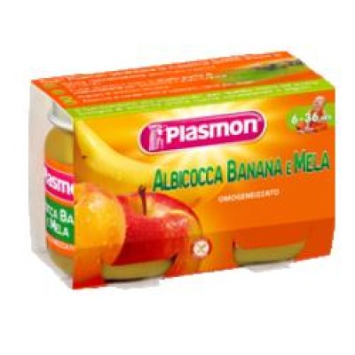 PLASMON OMO ALB/BAN/MEL 2X104G