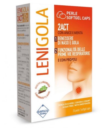 LENIGOLA BALS LIQUIRIZ 20 PERLE