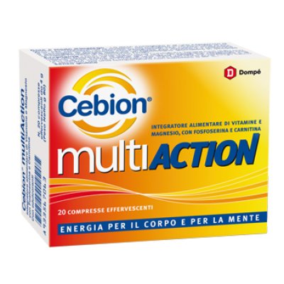 cebion multiaction integratore di vitamine, magnesio, fosforo e carnitina 20 compresse effervescenti cebion multiaction integratore di vitamine, magnesio, fosforo e carnitina 20 compresse effervescenti