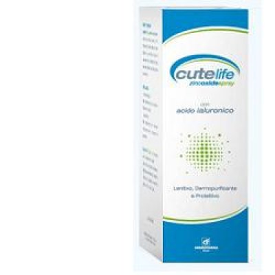 cutelife spray all'ossido di zinco e acido ialuronico 100 ml. cutelife spray all'ossido di zinco e acido ialuronico 100 ml.