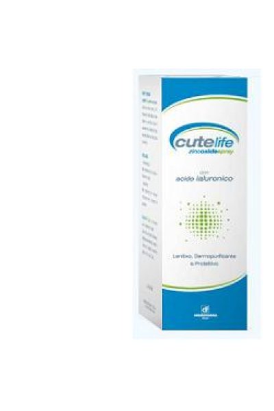 cutelife spray all'ossido di zinco e acido ialuronico 100 ml. cutelife spray all'ossido di zinco e acido ialuronico 100 ml.