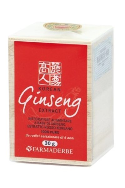 GINSENG KOREAN ROSSO 30GR FDR GINSENG KOREAN ROSSO 30GR FDR