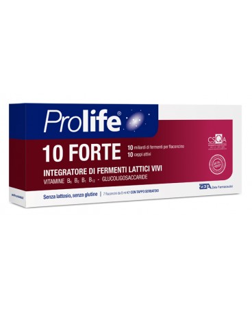 PROLIFE 10 forte integratore di fermenti lattici 7 flaconcini da 8 ml. 