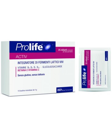 PROLIFE ACTIV integratore di fermenti lattici 10 bustine 