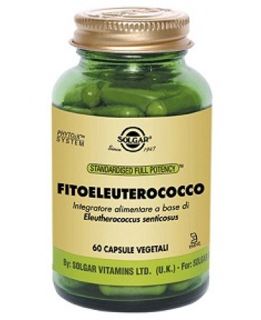 SOLGAR fitoeleuterococco integratore tonico-adattogeno 60 capsule vegetali 