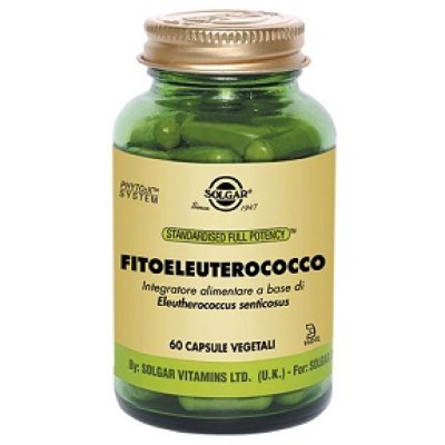SOLGAR fitoeleuterococco integratore tonico-adattogeno 60 capsule vegetali 