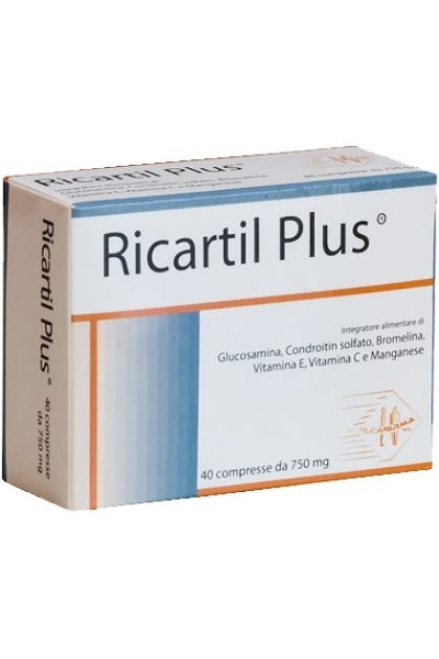 RICARTIL PLUS 40CPR 750MG RICARTIL PLUS 40CPR 750MG